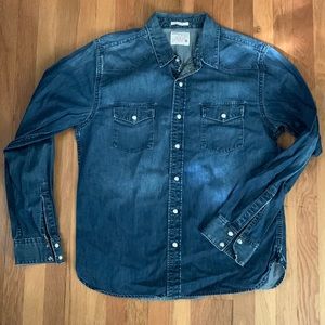 Lucky Brand Denim Western Button Up